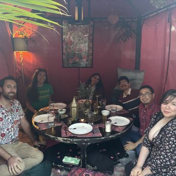 Mid East Eats - Dining area with friends :) - Pop-Up Restaurants Near Me - Los Angeles, California