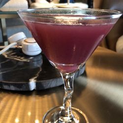 The Captain at Hotel Hartness - Blueberry, lemon cello, martini amazing