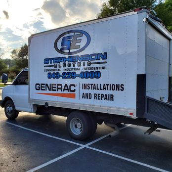 Stephenson Electric - Stephenson Electric generator install truck - Electricians Near Me - Conway, South Carolina Stephenson Electric - Stephenson Electric generator install truck - Electricians Near Me - Conway, South Carolina
