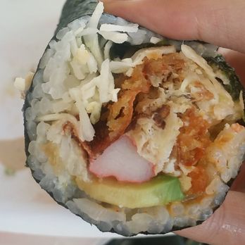 Muiishi Makirritos - Krabby Patty insides - Japanese Near Me - Houston, Texas
