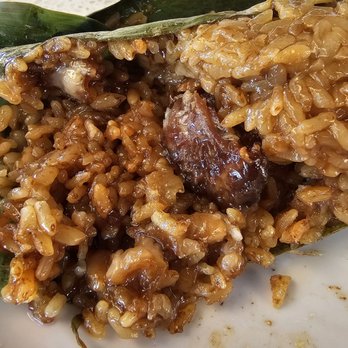 Dim Sum World - Shanghainese tamale: sticky rice and pork - Dim Sum Near Me - Monterey Park, California Dim Sum World - Shanghainese tamale: sticky rice and pork - Dim Sum Near Me - Monterey Park, California
