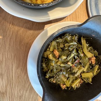 Tupelo Honey Southern Kitchen & Bar - Collard greens seasoned with bacon--yummy! - Southern Near Me - Indianapolis, Indiana Tupelo Honey Southern Kitchen & Bar - Collard greens seasoned with bacon--yummy! - Southern Near Me - Indianapolis, Indiana