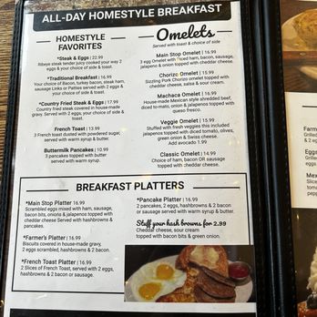 Main Stop on the Ave - Part of the menu - American Near Me - Yakima, Washington Main Stop on the Ave - Part of the menu - American Near Me - Yakima, Washington