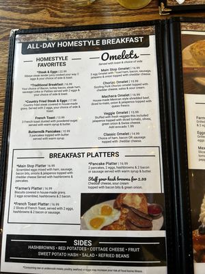 Menu photo 2 Main Stop on the Ave Yakima, WA Menu photo 2 Main Stop on the Ave Yakima, WA