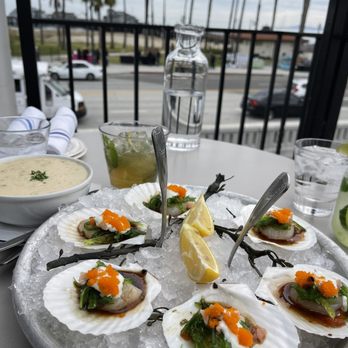 Bluewater Grill - Ponzu Sashimi Sea Scallops - Seafood Near Me - Santa Barbara, California