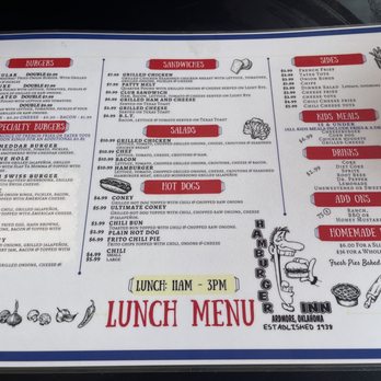 Hamburger Inn - Menu - Burgers Near Me - Ardmore, Oklahoma Hamburger Inn - Menu - Burgers Near Me - Ardmore, Oklahoma