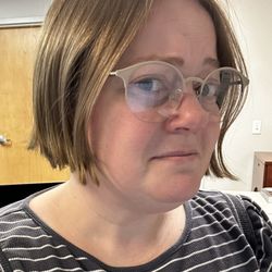 B & T Hair Salon - Before: choppy, uneven cut, no shape. My hair needed help!