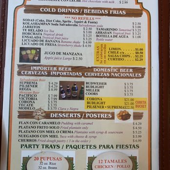 Las Comadres - Menu - Salvadoran Near Me - Santa Maria, California Las Comadres - Menu - Salvadoran Near Me - Santa Maria, California