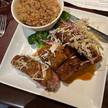 Nine Dragons Restaurant - Spare ribs with fried rice - Chinese Near Me - Lake Buena Vista, Florida Nine Dragons Restaurant - Spare ribs with fried rice - Chinese Near Me - Lake Buena Vista, Florida