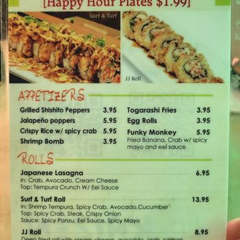 Kaizen Revolving Sushi - Incredible happy hour! Menu as of February 26, 2025. - Sushi Bars Near Me - Las Vegas, Nevada