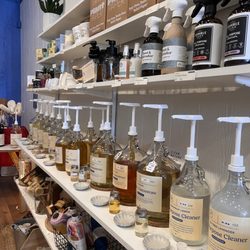 Replenish Marketplace - Some of the refill options, samples of everything to smell.