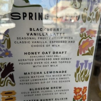 Romancing the Bean Cafe - Spring drink menu - Coffee & Tea Near Me - Burbank, California Romancing the Bean Cafe - Spring drink menu - Coffee & Tea Near Me - Burbank, California