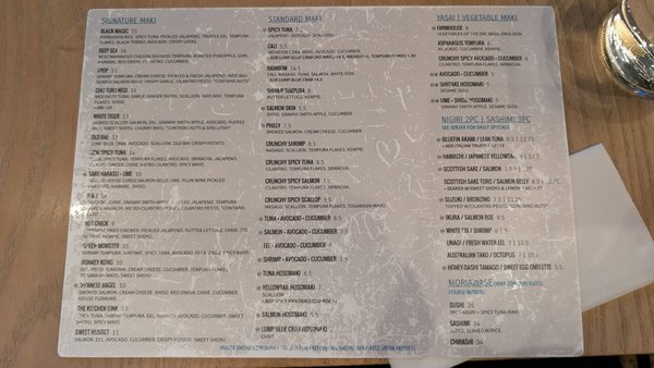 Menu photo 3 KENAKI Sushi Counter Gaithersburg, MD Menu photo 3 KENAKI Sushi Counter Gaithersburg, MD