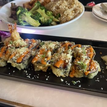 LEVEL Restaurant & Bar - Custom roll (Shrimp tempura with crab meat, eel sauce and spicy mayo) Very good - Asian Fusion Near Me - Richmond, Virginia LEVEL Restaurant & Bar - Custom roll (Shrimp tempura with crab meat, eel sauce and spicy mayo) Very good - Asian Fusion Near Me - Richmond, Virginia