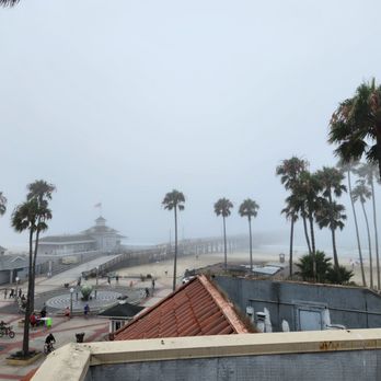 Doryman's Oceanfront Inn - From the roof, looking towards the pier, marine layer morning. - Hotels Near Me - Newport Beach, California Doryman's Oceanfront Inn - From the roof, looking towards the pier, marine layer morning. - Hotels Near Me - Newport Beach, California