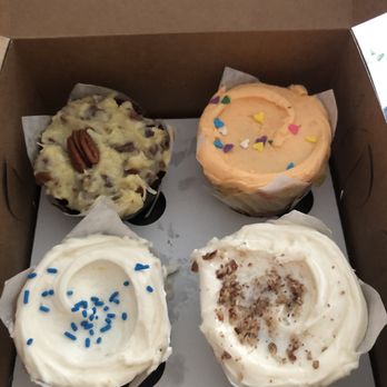 Baked & Wired - German Chocolate Cupcake Uniporn and Rainho Cupcake Smurfette Cupcake Carrot Cake Cupcake - Bakeries Near Me - Washington, DC, District of Columbia
