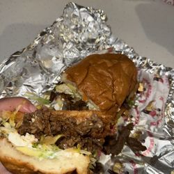 Taqueria Y Carneceria Dos Hermanos - Inside the torta