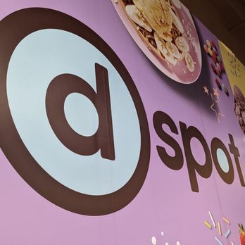 D Spot Dessert Cafe - a purple wall with food on it - Desserts Near Me - Toronto, Ontario D Spot Dessert Cafe - a purple wall with food on it - Desserts Near Me - Toronto, Ontario