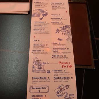 Gon Bui Restaurant Bar - Menu (French) - Chinese Near Me - Laval, Quebec