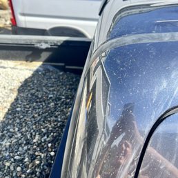 Careful taking personal truck here. Tons of rock chips on the cab of my truck. Careful taking personal truck here. Tons of rock chips on the cab of my truck.