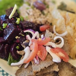 Opa Grill - Beets, spanakopita, pita bread, skordalia, gyro