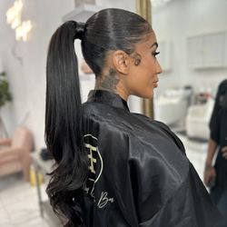 Sleek Straight Extended Ponytail