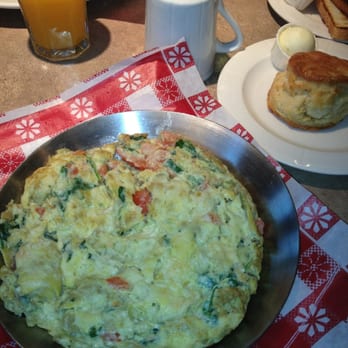 Honey-Jam Cafe - Artichoke Frittata and homemade biscuit - Breakfast & Brunch Near Me - Naperville, Illinois