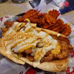 Hook & Reel Cajun Seafood & Bar - Catfish Poboy