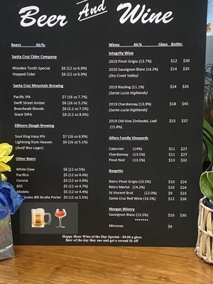 Menu photo 1 California Coffee Aptos, CA
