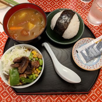 Tako-San - Takoyaki Set (soup if the day, rice ball, and salad) - Japanese Near Me - Marseille, 13