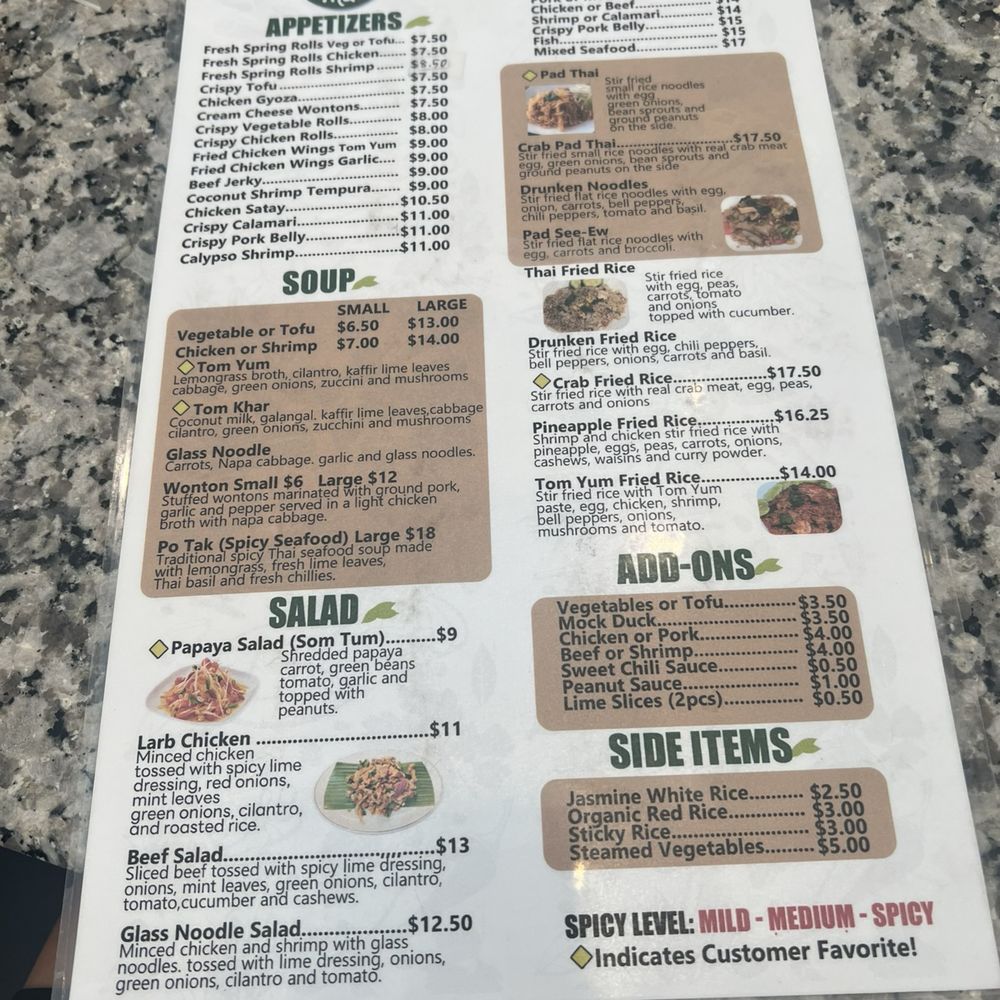 Thai Fresh - Menu 2 - Thai Near Me - Chula Vista, California Thai Fresh - Menu 2 - Thai Near Me - Chula Vista, California