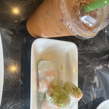 Pho Today - W16. Thai Tea with Bubble, shrimp summer rolls - Vietnamese Near Me - South Plainfield, New Jersey Pho Today - W16. Thai Tea with Bubble, shrimp summer rolls - Vietnamese Near Me - South Plainfield, New Jersey