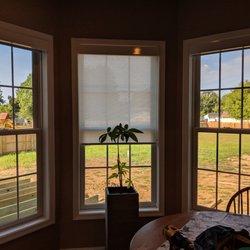 Dress Your Windows - Light filtering blinds installed in my kitchen.