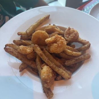 The Dead Fish - Fried shrimp and chips. - Seafood Near Me - Crockett, California