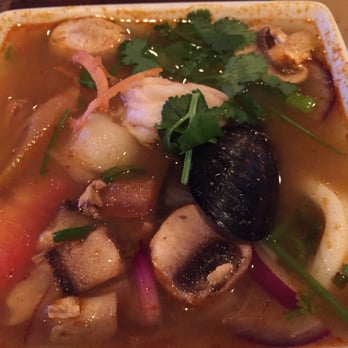 Spice Thai Restaurant - Basil seafood soup. - Thai Near Me - Orlando, Florida Spice Thai Restaurant - Basil seafood soup. - Thai Near Me - Orlando, Florida
