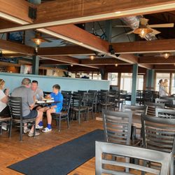 Blue Water Grill & Raw Bar - High ceilings and open feel to dining room