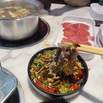 Boiling World - Made your own dipping sauce - Hot Pot Near Me - Ontario, California