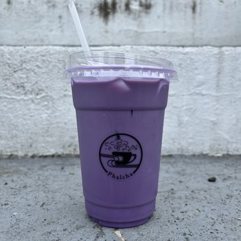 Phalcha - Ube Lattte with Oat Milk - Coffee & Tea Near Me - Louisville, Kentucky Phalcha - Ube Lattte with Oat Milk - Coffee & Tea Near Me - Louisville, Kentucky