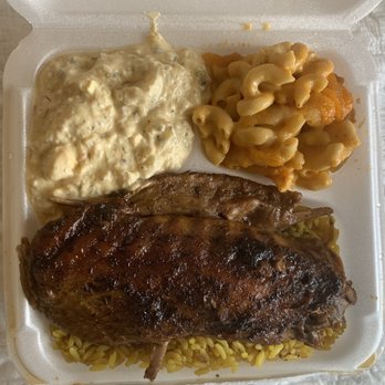 Tavia's Eatery - Small Turkey Wing meal with Mac and cheese and Potato Salad. - Soul Food Near Me - Orange, New Jersey Tavia's Eatery - Small Turkey Wing meal with Mac and cheese and Potato Salad. - Soul Food Near Me - Orange, New Jersey