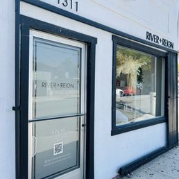 Entrance to the salon