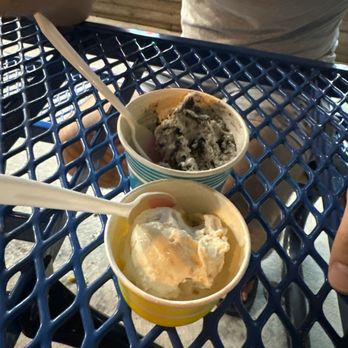 Ice Cream Station - Toasted coconut and cookies and cream yellow cup is one scoop - Ice Cream & Frozen Yogurt Near Me - Altamonte Springs, Florida Ice Cream Station - Toasted coconut and cookies and cream yellow cup is one scoop - Ice Cream & Frozen Yogurt Near Me - Altamonte Springs, Florida