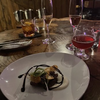 Cork And Flame - Valentine's Day special appetizer - short rib - Tapas Bars Near Me - Evans, Georgia