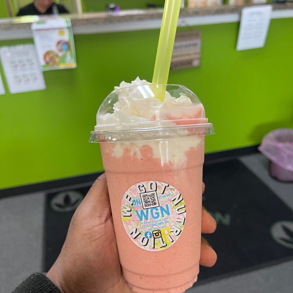 We Got Nutrition - One of their many delicious healthy smoothies made how you like! - Nutritionists Near Me - Aston, Pennsylvania