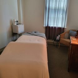 CS Therapeutic Massage - Massage room with heated table, highest quality lotions & equipment.