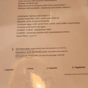 Intrigo - Menu Nov 2023 - Portuguese Near Me - Porto, 13