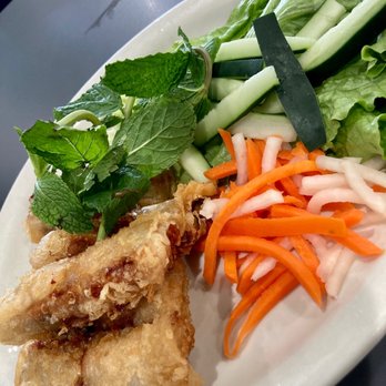 Pho So 1 - Fried Egg rolls with pork and fresh ingredients on the side! - Vietnamese Near Me - Reseda, California Pho So 1 - Fried Egg rolls with pork and fresh ingredients on the side! - Vietnamese Near Me - Reseda, California