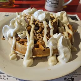 Apple Crisp Waffle Apple Crisp Waffle
