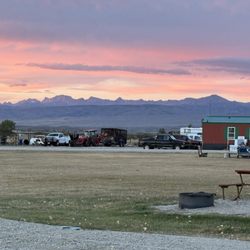 Highline Trail Rv Park - View of the Wind River Range to the North
