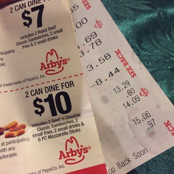 Arby's - a pair of coups on a table - Sandwiches Near Me - Flat Rock, Michigan