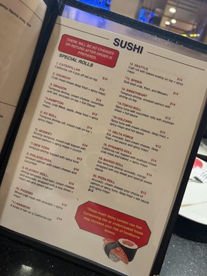 Menu photo 1 Tokyo Japanese Steak House Hampton, VA Menu photo 1 Tokyo Japanese Steak House Hampton, VA